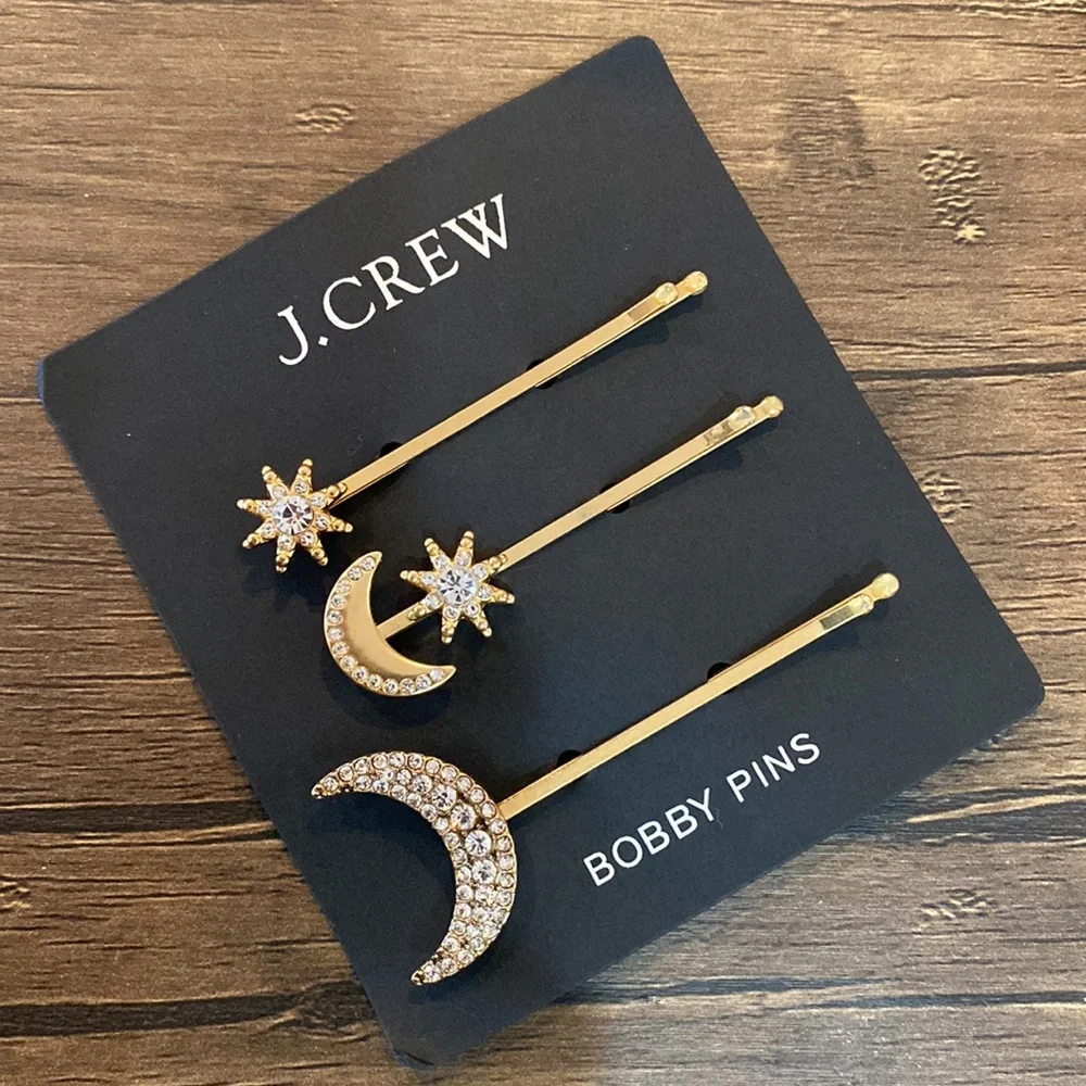 J. Crew Lunar Celestial Bobby Pin Pack. Set of 3. - Picture 6 of 8